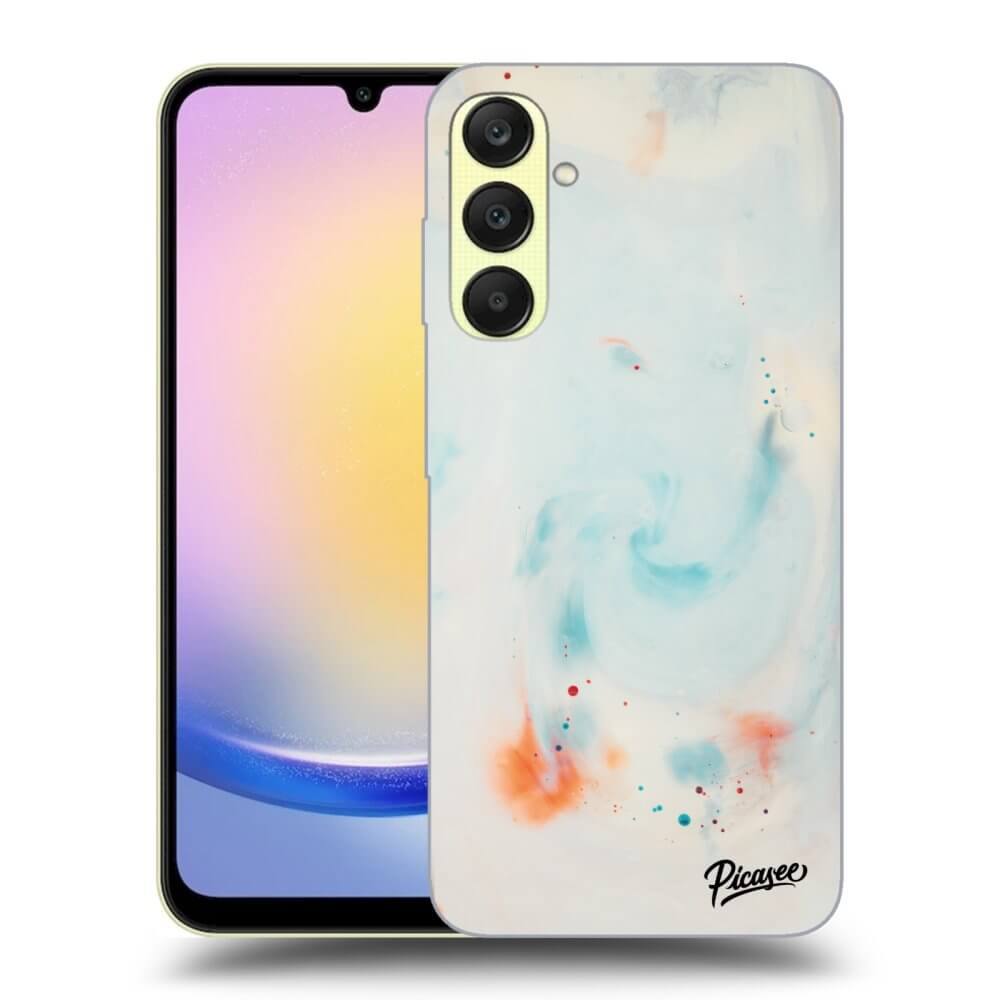 Samsung Galaxy A25 A256B 5G Hülle - Transparentes Silikon - Splash