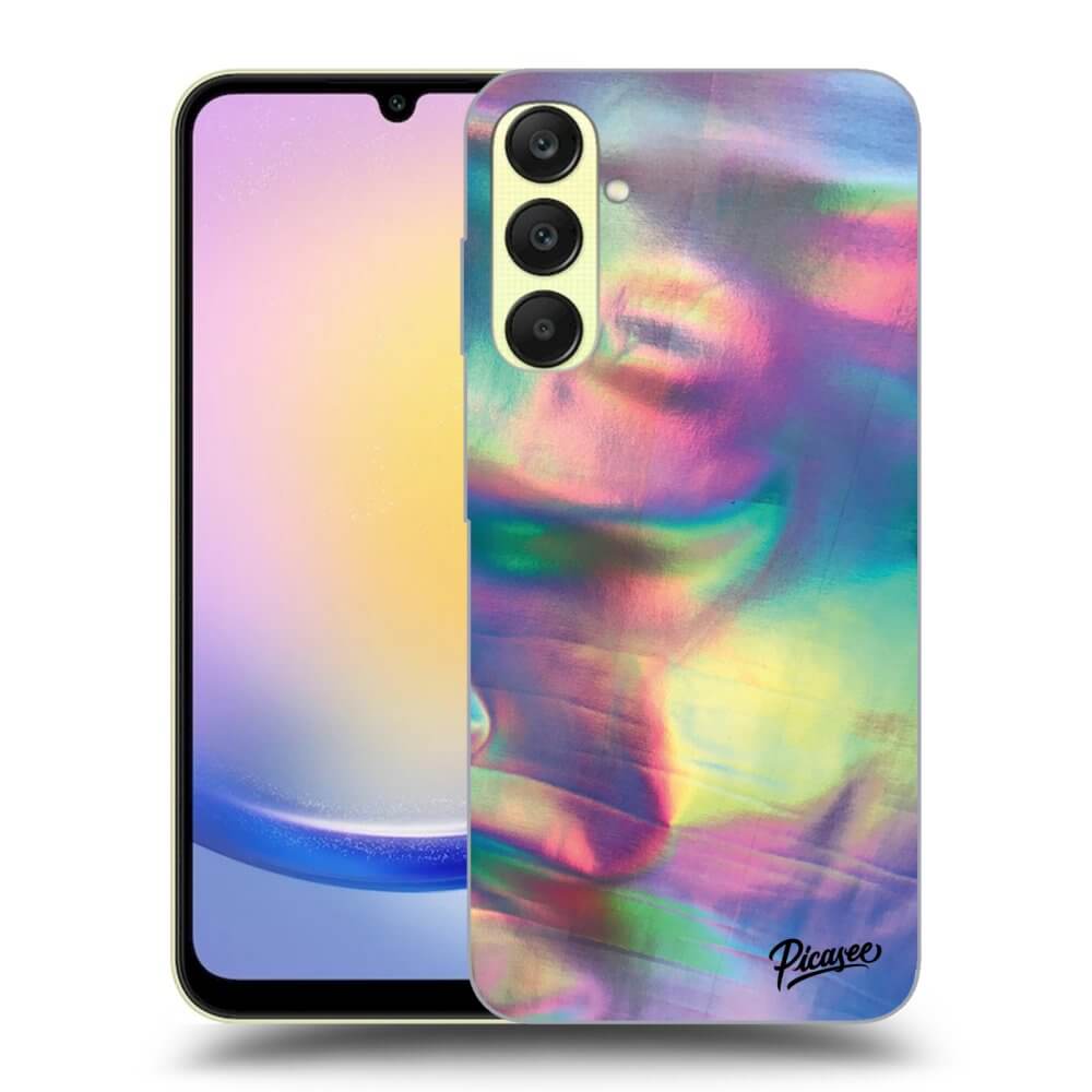 Samsung Galaxy A25 A256B 5G Hülle - Transparentes Silikon - Holo