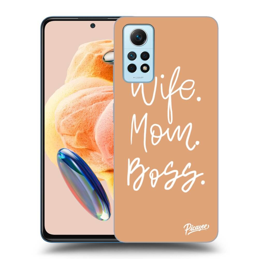 Xiaomi Redmi Note 12 Pro 4G Hülle - Schwarzes Silikon - Boss Mama