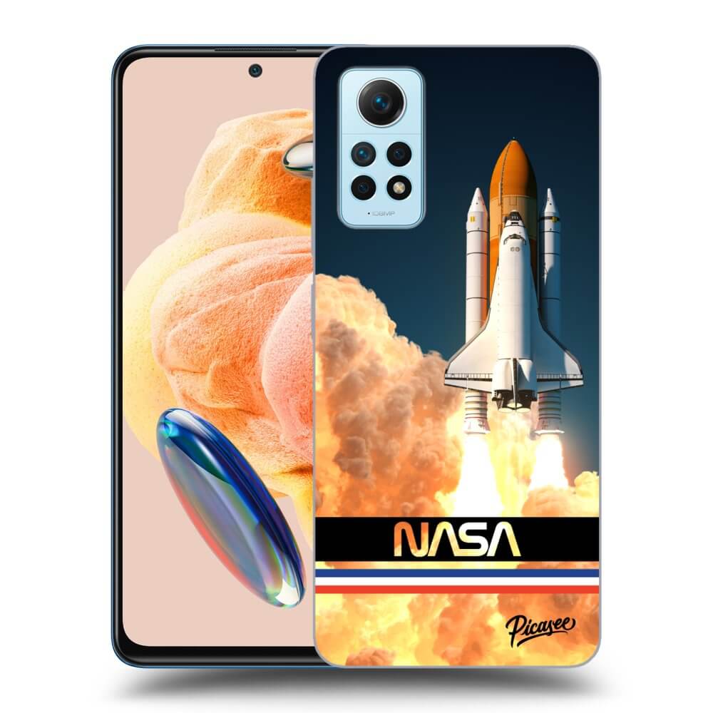 Xiaomi Redmi Note 12 Pro 4G Hülle - Schwarzes Silikon - Space Shuttle