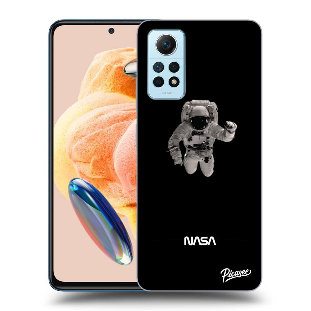 Xiaomi Redmi Note 12 Pro 4G Hülle - Transparentes Silikon - Astronaut Minimal