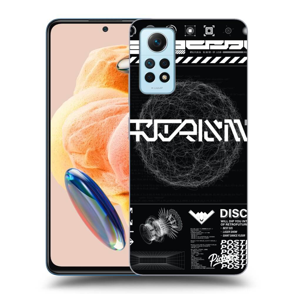 Xiaomi Redmi Note 12 Pro 4G Hülle - Schwarzes Silikon - BLACK DISCO