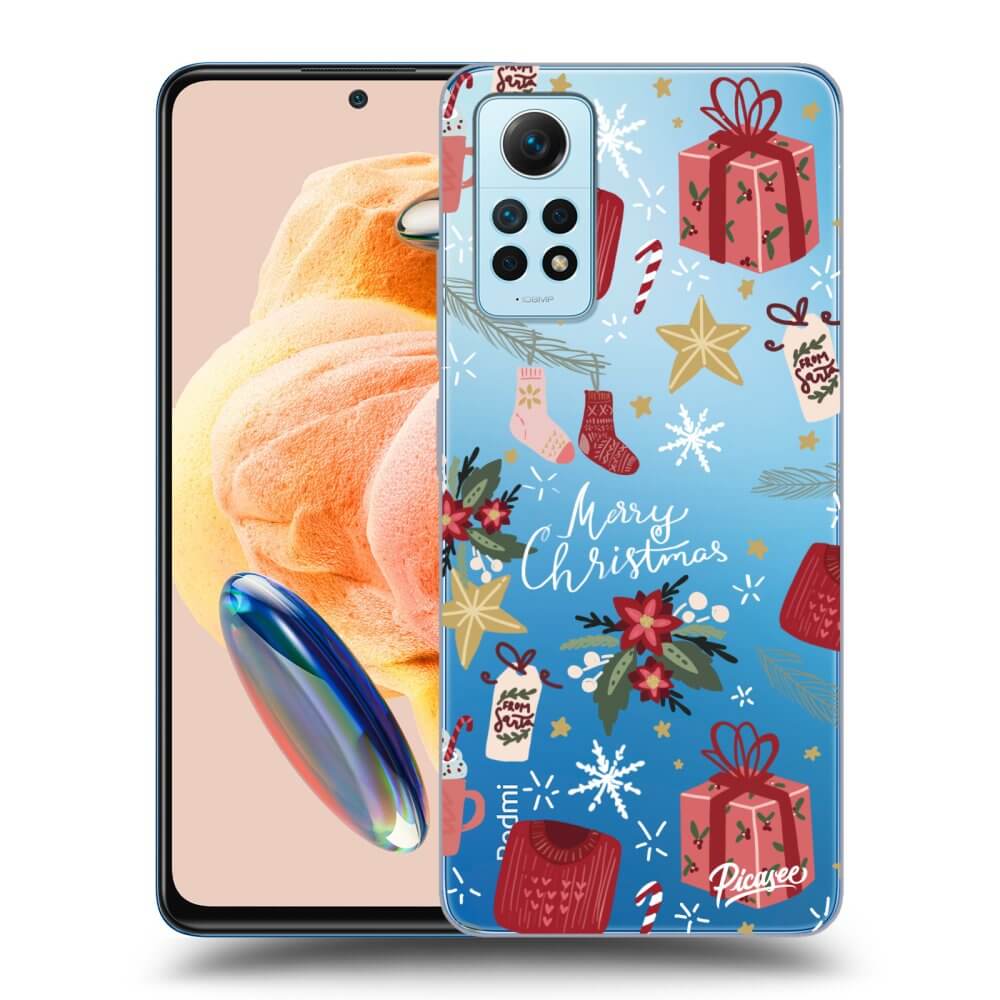 Xiaomi Redmi Note 12 Pro 4G Hülle - Transparentes Silikon - Christmas