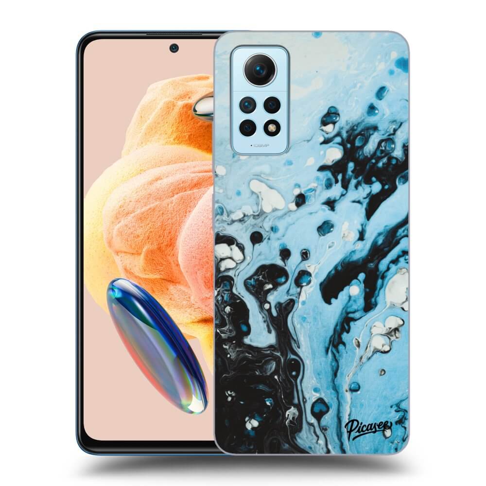 Xiaomi Redmi Note 12 Pro 4G Hülle - Transparentes Silikon - Organic Blue