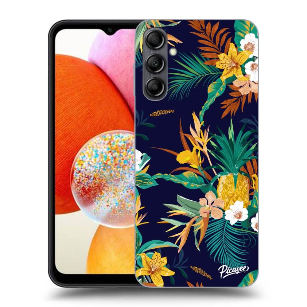 Samsung Galaxy A15 A156B 5G Hülle - Transparentes Silikon - Pineapple Color