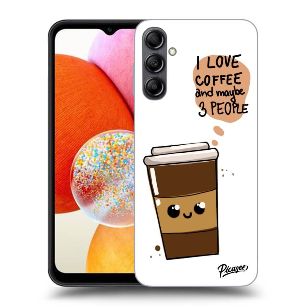 Samsung Galaxy A15 A155F 4G Hülle - Transparentes Silikon - Cute Coffee