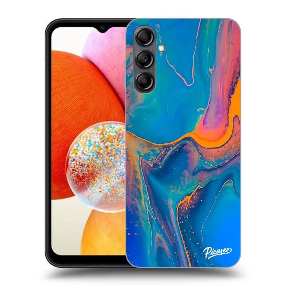 Samsung Galaxy A15 A155F 4G Hülle - Transparentes Silikon - Rainbow