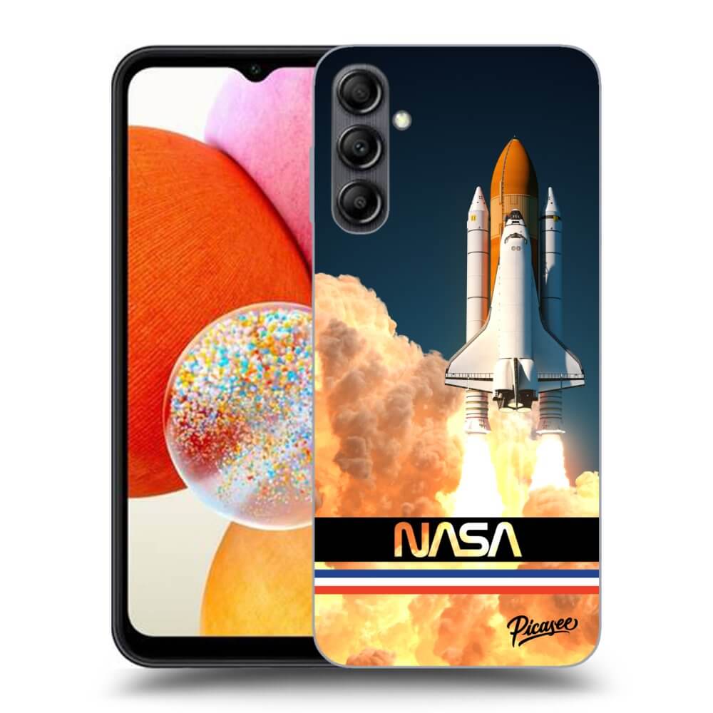 Samsung Galaxy A15 A155F 4G Hülle - Schwarzes Silikon - Space Shuttle