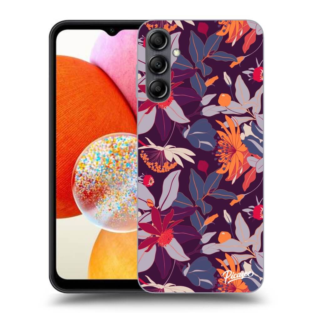 ULTIMATE CASE Für Samsung Galaxy A15 A155F 4G - Purple Leaf