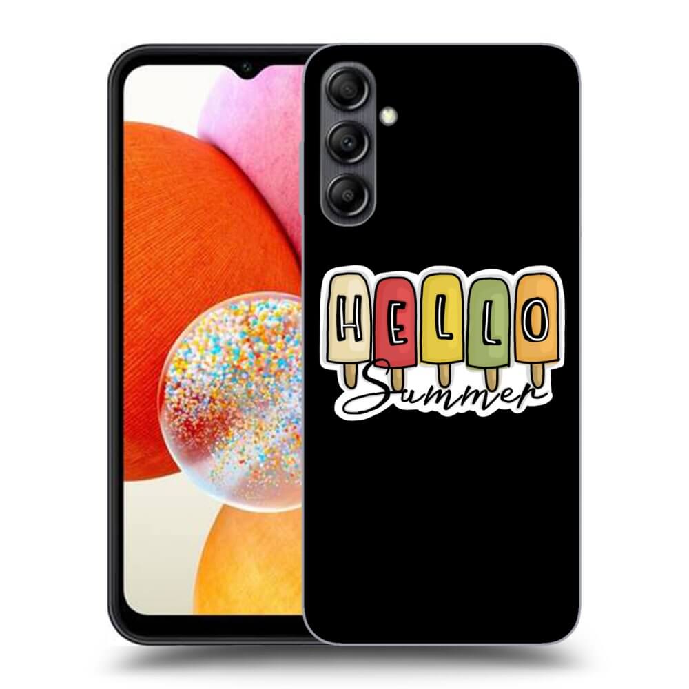 Samsung Galaxy A15 A155F 4G Hülle - Schwarzes Silikon - Ice Cream