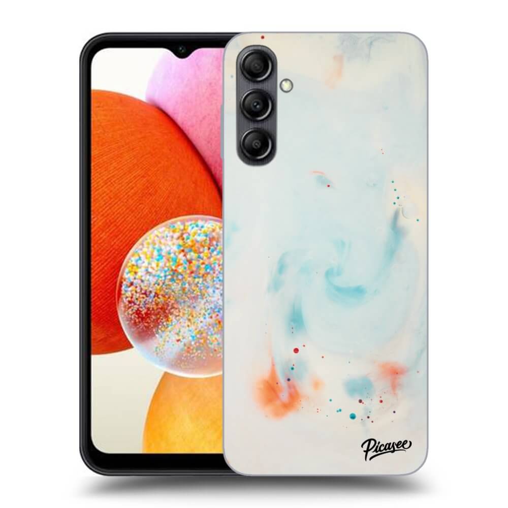 Samsung Galaxy A15 A155F 4G Hülle - Schwarzes Silikon - Splash