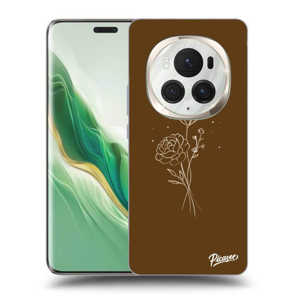 ULTIMATE CASE Für Honor Magic6 Pro - Brown Flowers