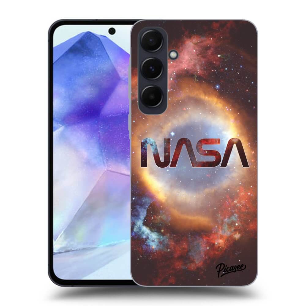 Samsung Galaxy A55 5G A556B Hülle - Schwarzes Silikon - Nebula