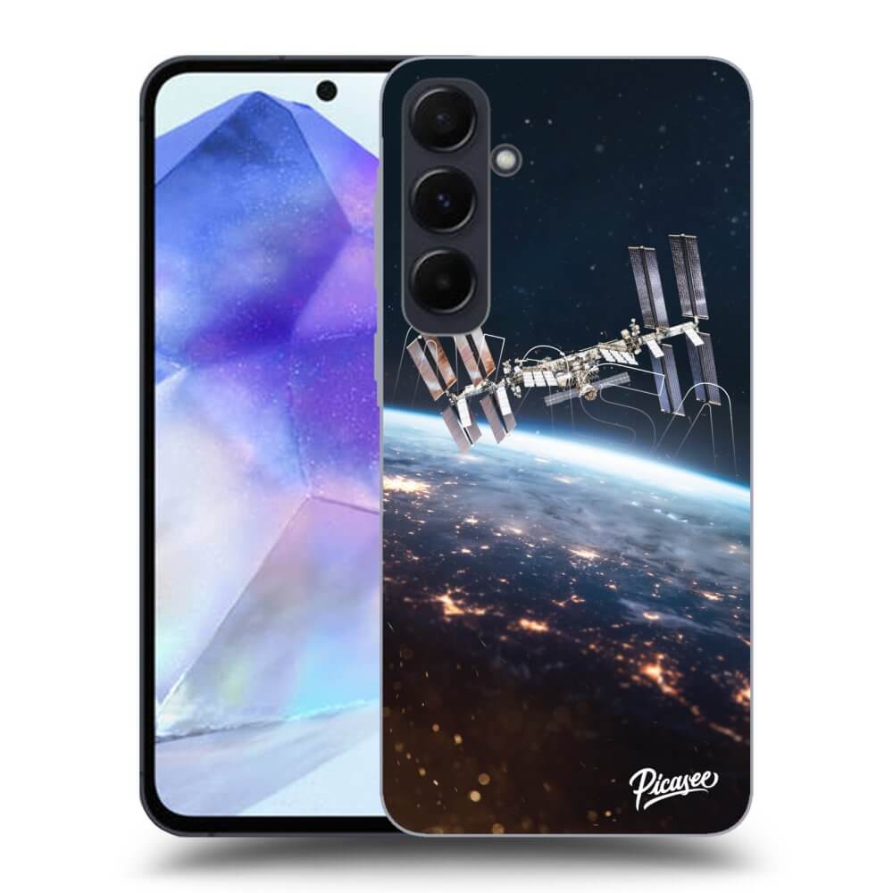 Samsung Galaxy A55 5G A556B Hülle - Transparentes Silikon - Station