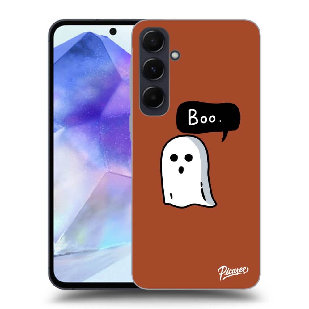 Samsung Galaxy A55 5G A556B Hülle - Transparentes Silikon - Boo