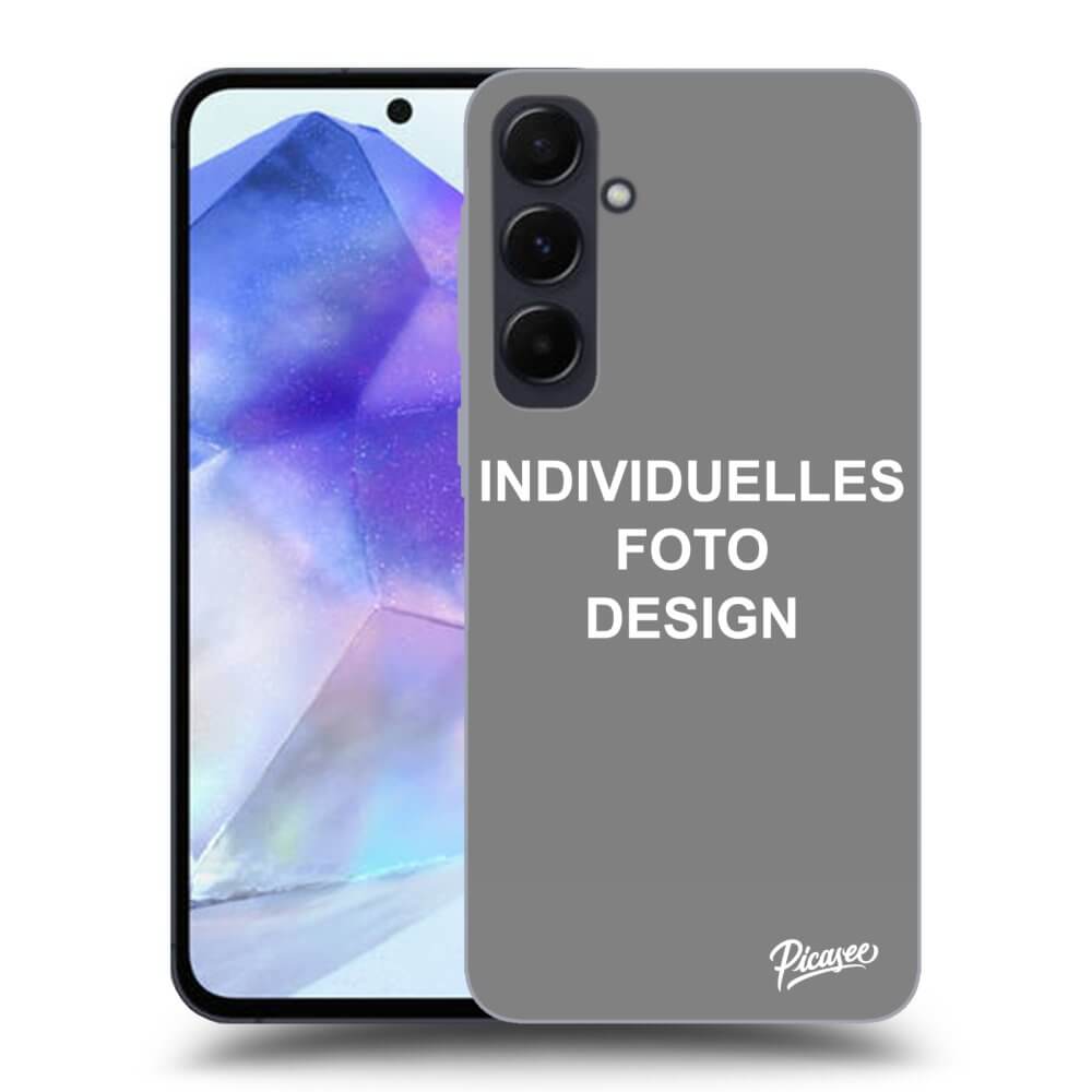 Samsung Galaxy A55 5G A556B Hülle - Transparentes Silikon - Individuelles Fotodesign