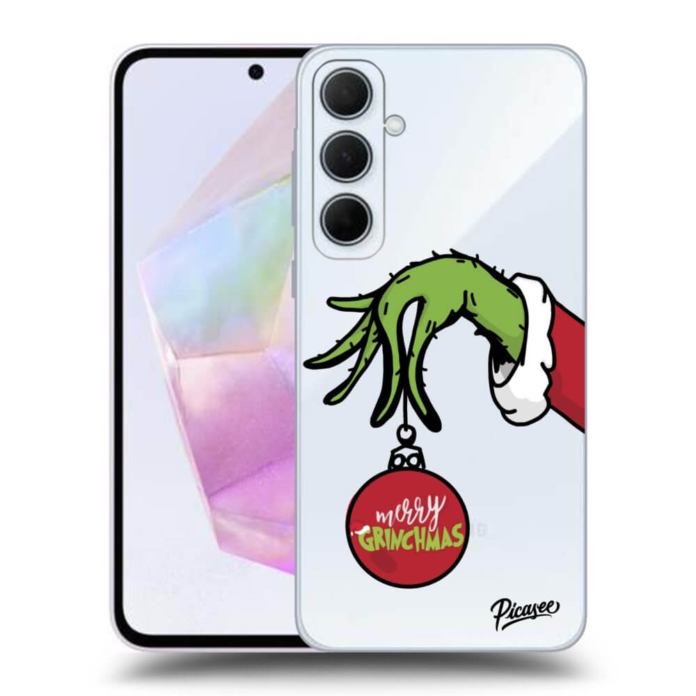 Samsung Galaxy A35 5G A356B Hülle - Transparentes Silikon - Grinch