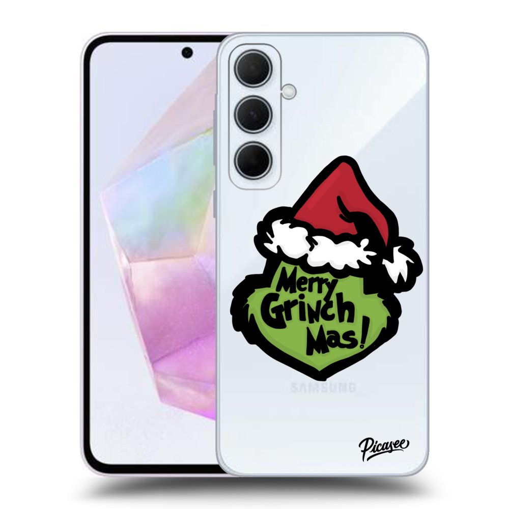 Samsung Galaxy A35 5G A356B Hülle - Transparentes Silikon - Grinch 2