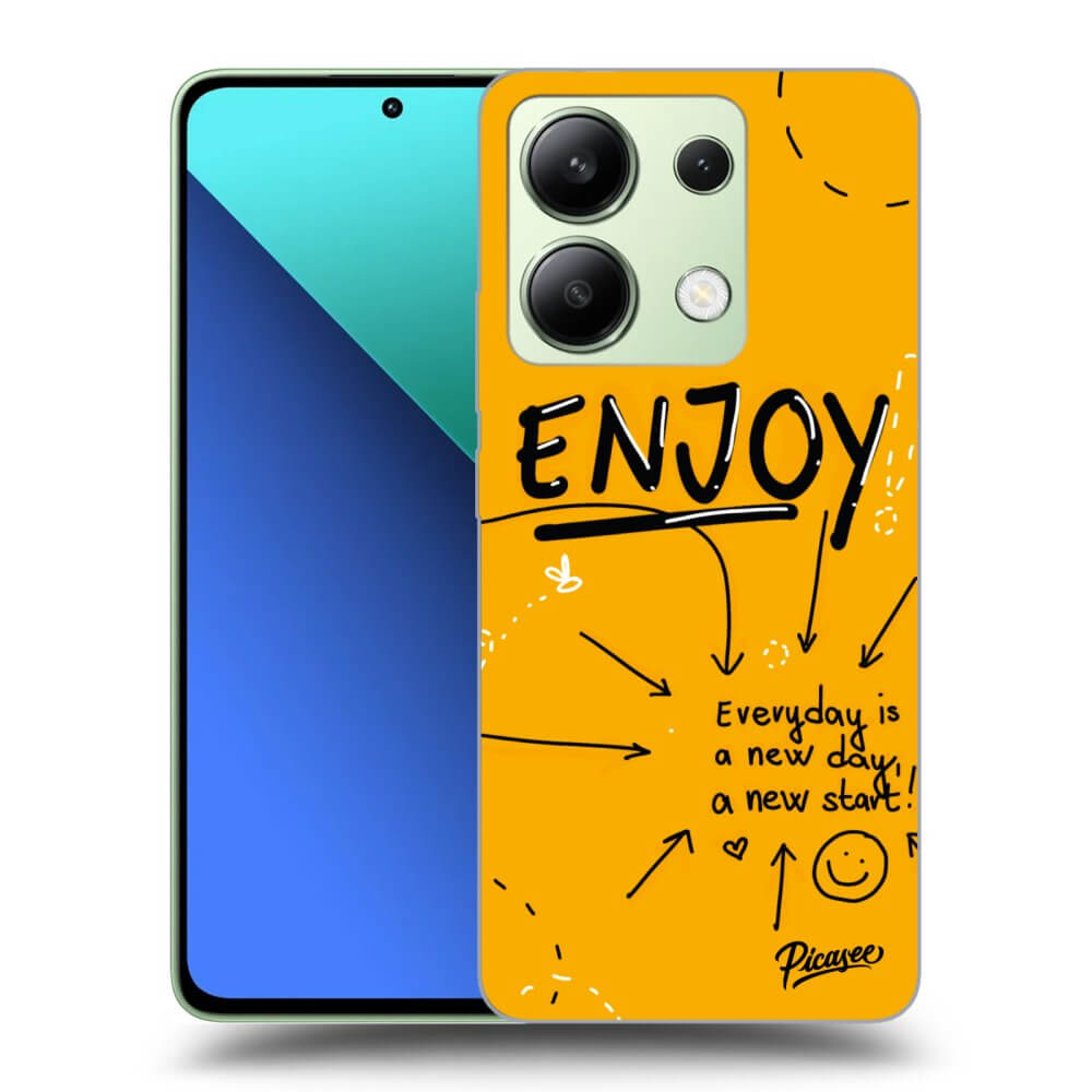 Xiaomi Redmi Note 13 4G Hülle - Transparentes Silikon - Enjoy