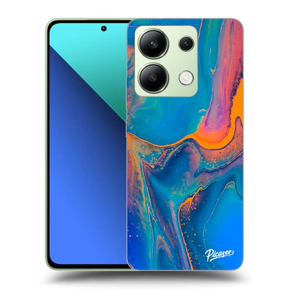 Xiaomi Redmi Note 13 4G Hülle - Transparentes Silikon - Rainbow