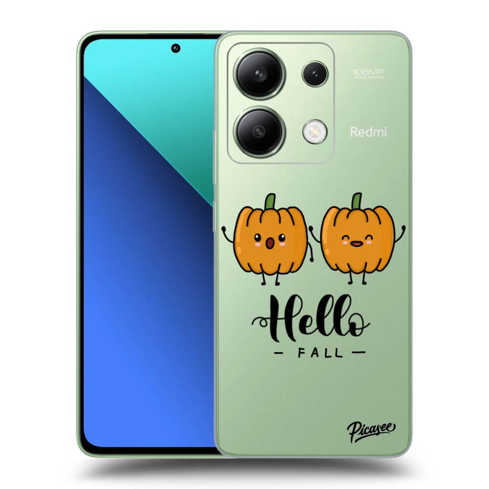 Xiaomi Redmi Note 13 4G Hülle - Transparentes Silikon - Hallo Fall