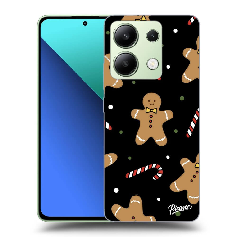 Xiaomi Redmi Note 13 4G Hülle - Schwarzes Silikon - Gingerbread