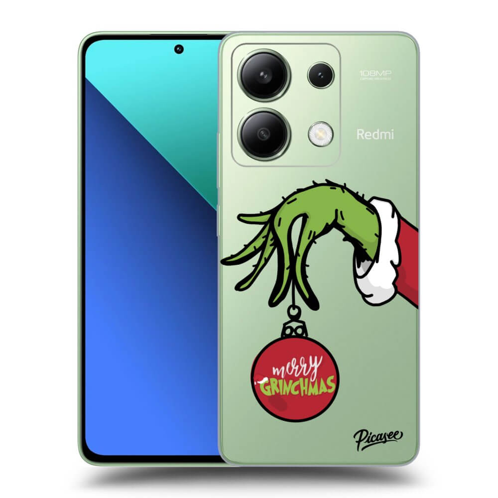 Xiaomi Redmi Note 13 4G Hülle - Transparentes Silikon - Grinch