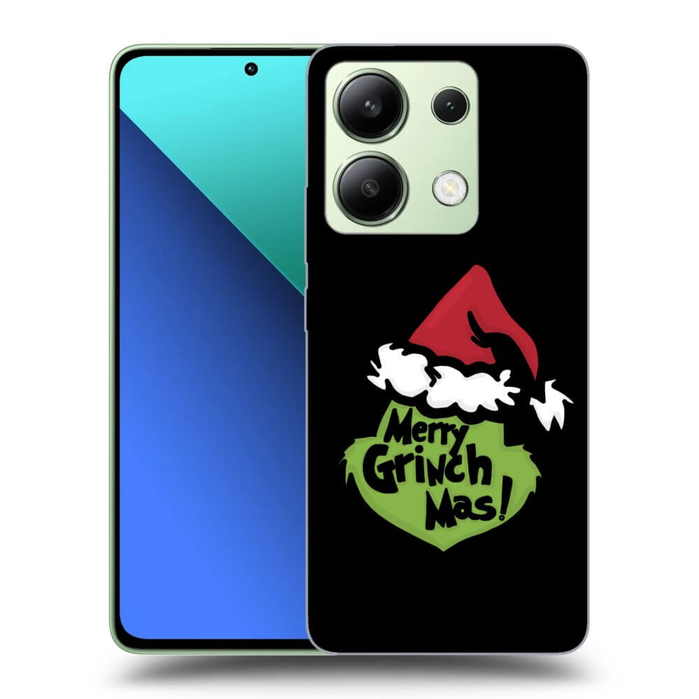 Xiaomi Redmi Note 13 4G Hülle - Schwarzes Silikon - Grinch 2