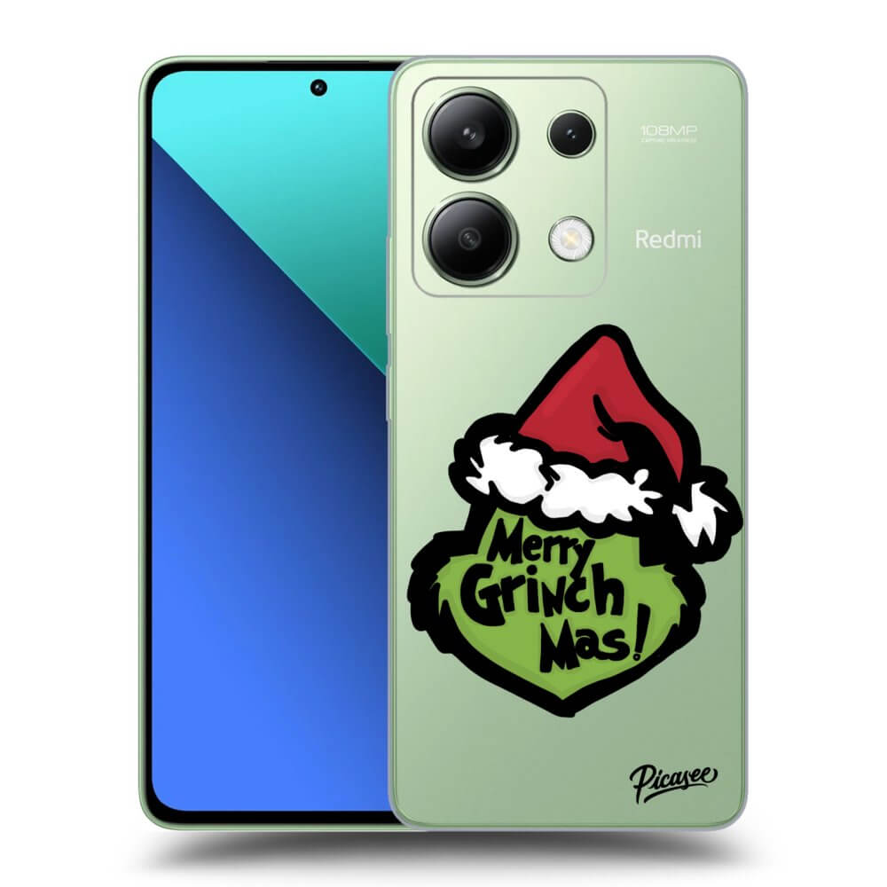 Xiaomi Redmi Note 13 4G Hülle - Transparentes Silikon - Grinch 2