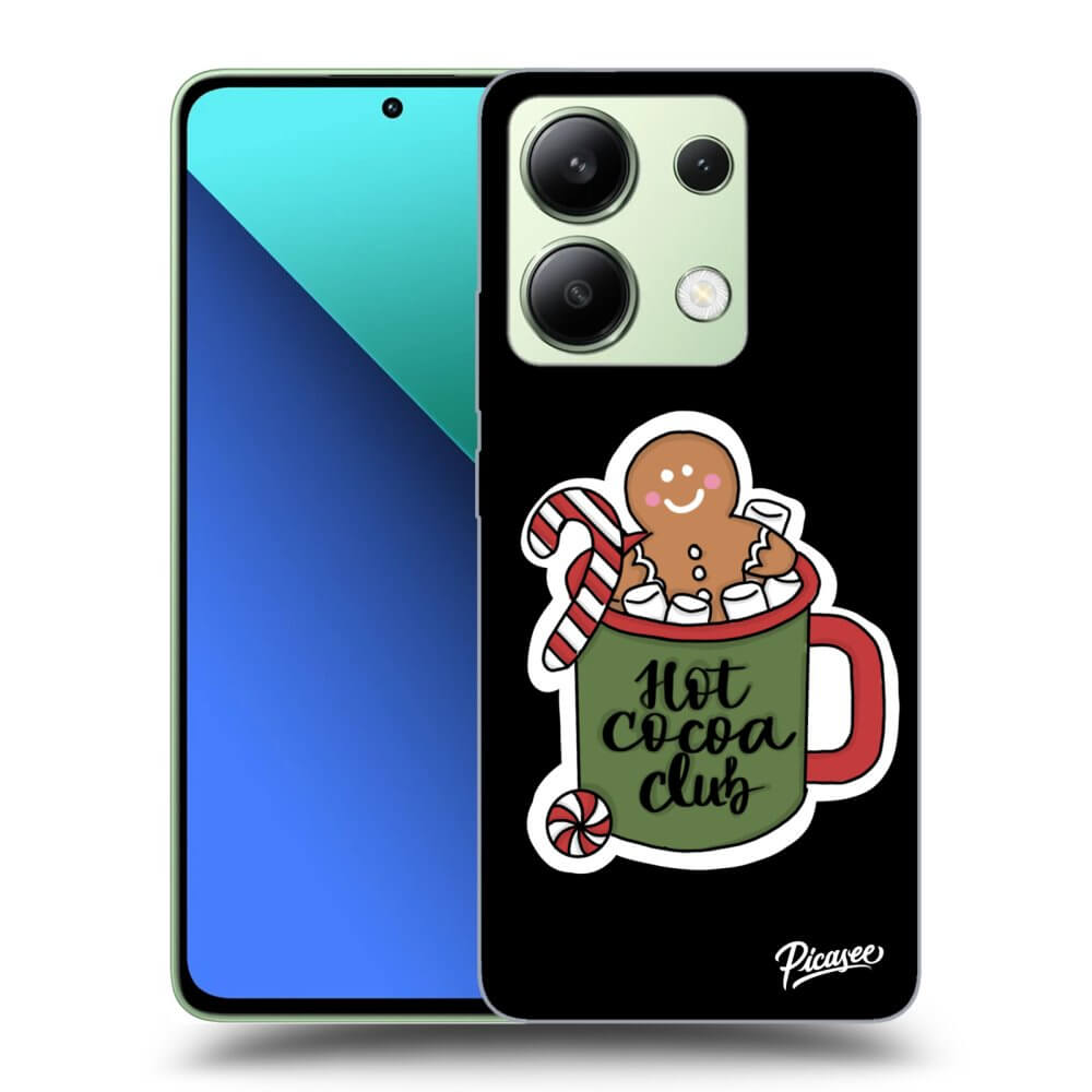 Xiaomi Redmi Note 13 4G Hülle - Schwarzes Silikon - Hot Cocoa Club