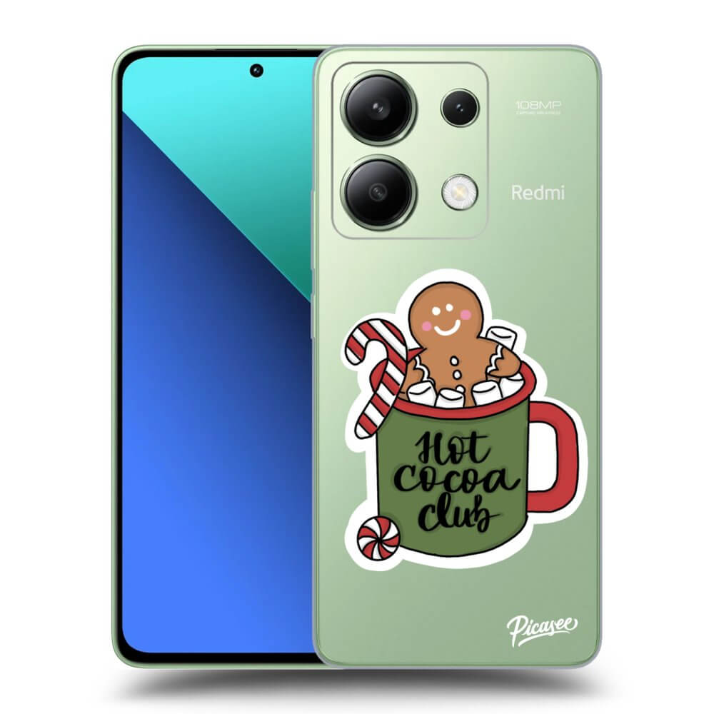 Xiaomi Redmi Note 13 4G Hülle - Transparentes Silikon - Hot Cocoa Club