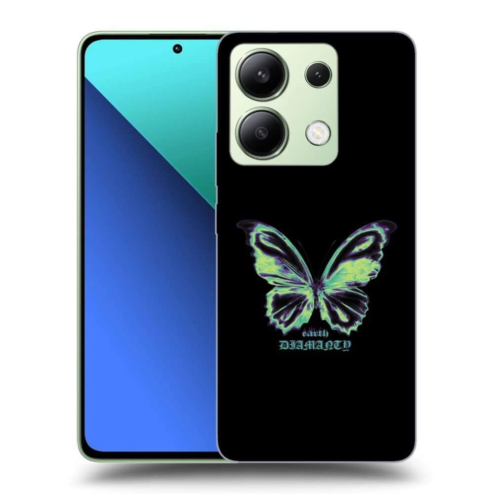 Xiaomi Redmi Note 13 4G Hülle - Transparentes Silikon - Diamanty Blue