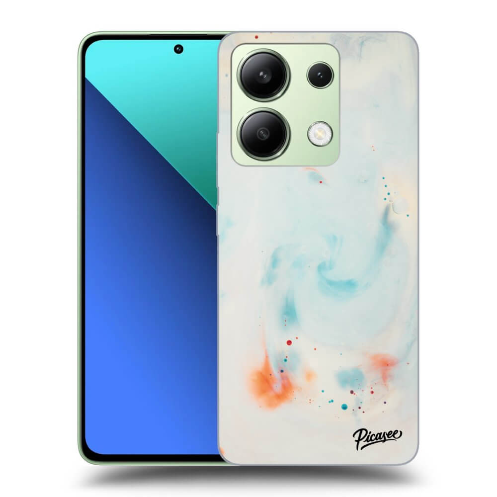 Xiaomi Redmi Note 13 4G Hülle - Transparentes Silikon - Splash