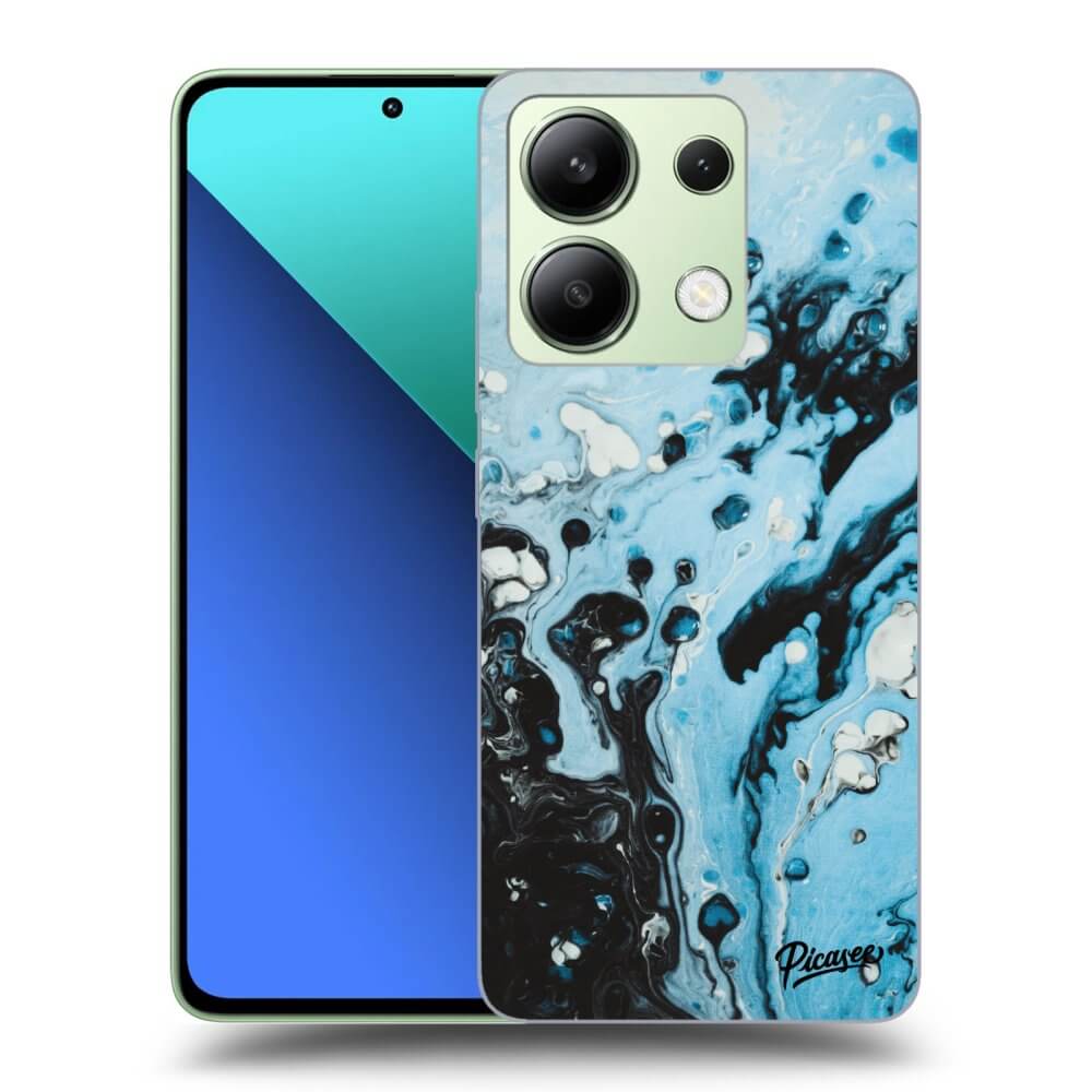 Xiaomi Redmi Note 13 4G Hülle - Transparentes Silikon - Organic Blue