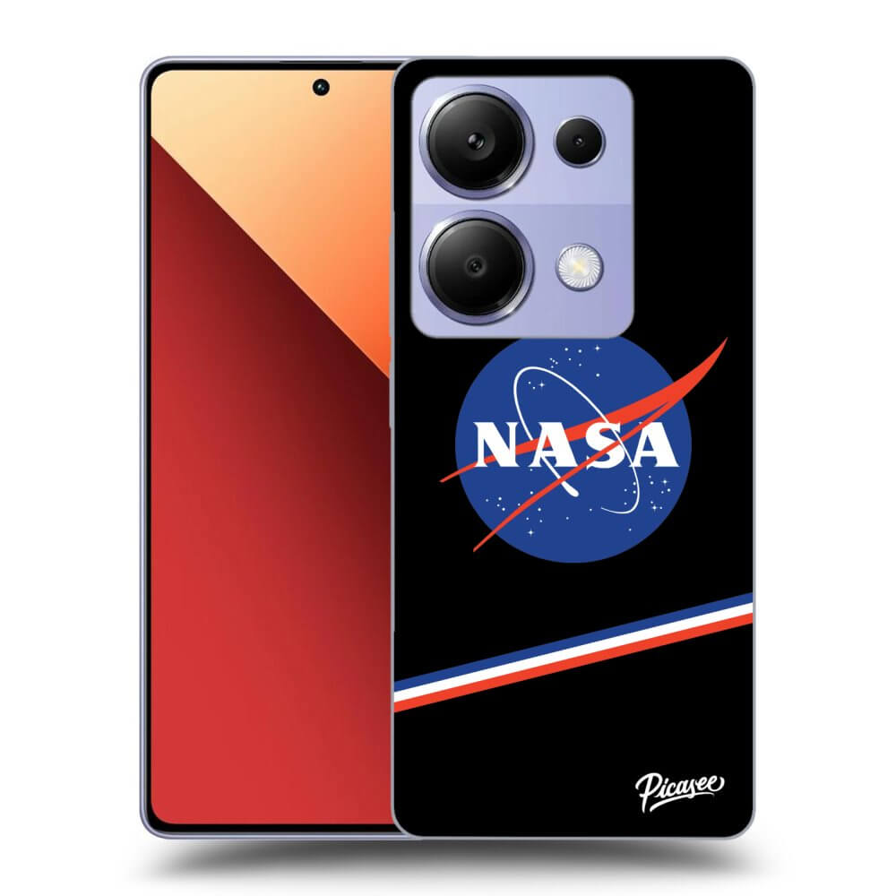 Xiaomi Redmi Note 13 Pro 4G Hülle - Transparentes Silikon - NASA Original