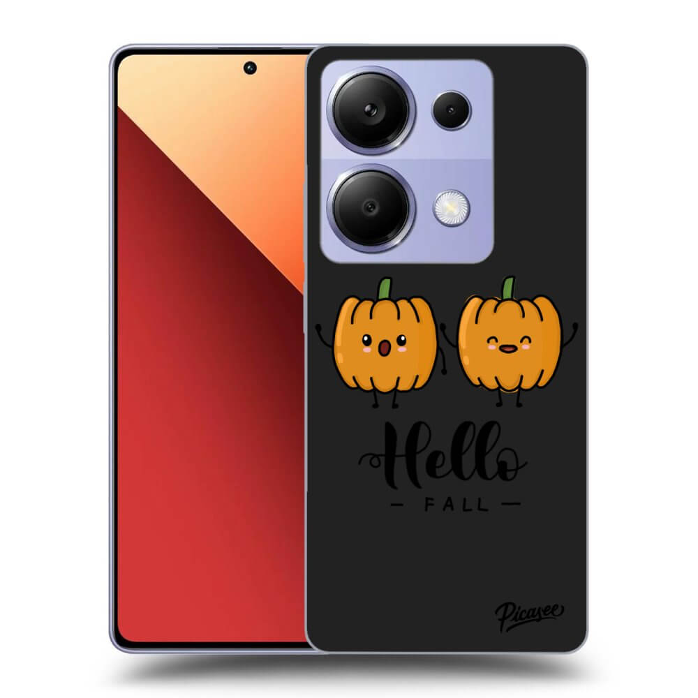 Xiaomi Redmi Note 13 Pro 4G Hülle - Schwarzes Silikon - Hallo Fall