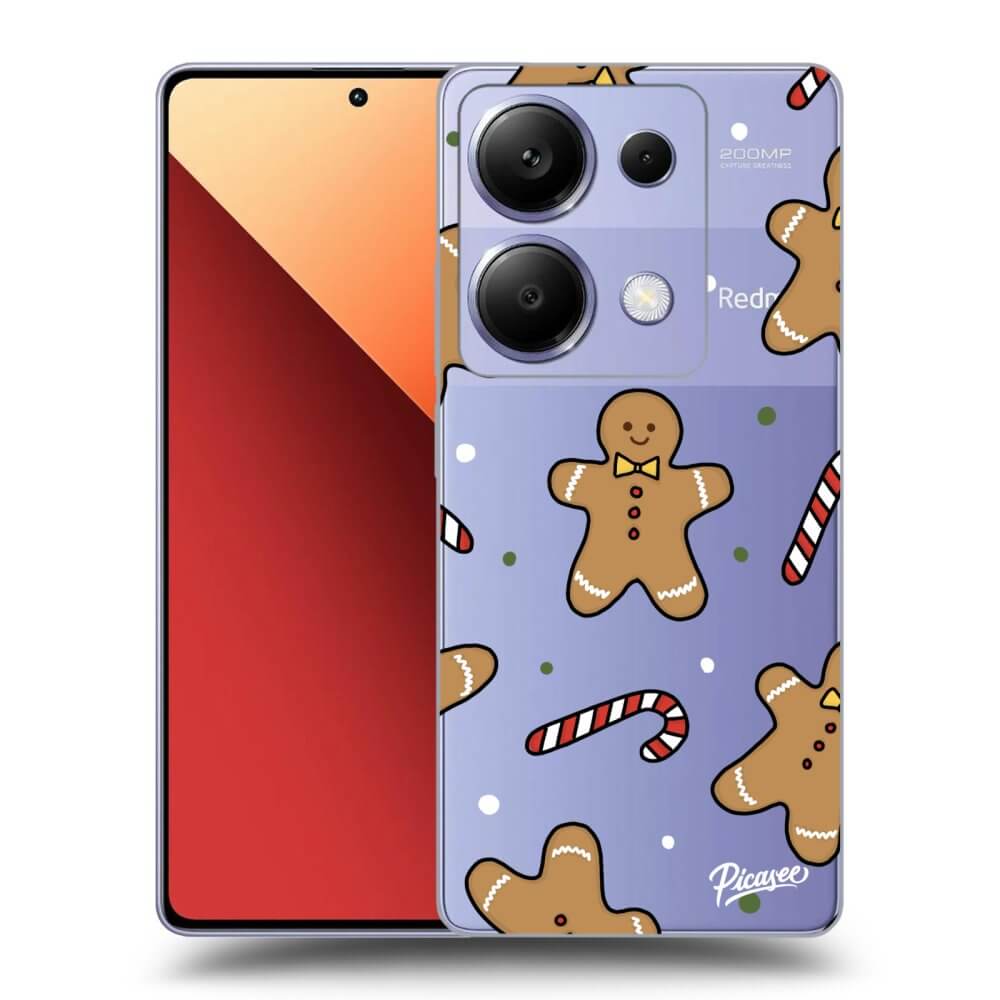 Xiaomi Redmi Note 13 Pro 4G Hülle - Transparentes Silikon - Gingerbread