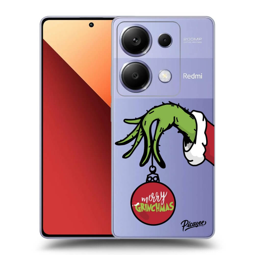 Xiaomi Redmi Note 13 Pro 4G Hülle - Transparentes Silikon - Grinch