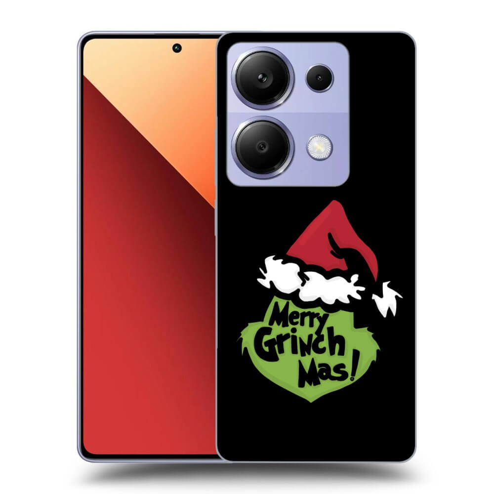 Xiaomi Redmi Note 13 Pro 4G Hülle - Schwarzes Silikon - Grinch 2