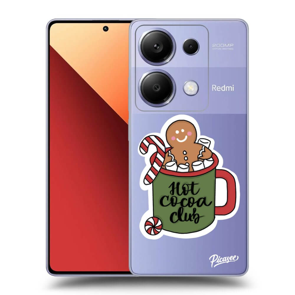 Xiaomi Redmi Note 13 Pro 4G Hülle - Transparentes Silikon - Hot Cocoa Club