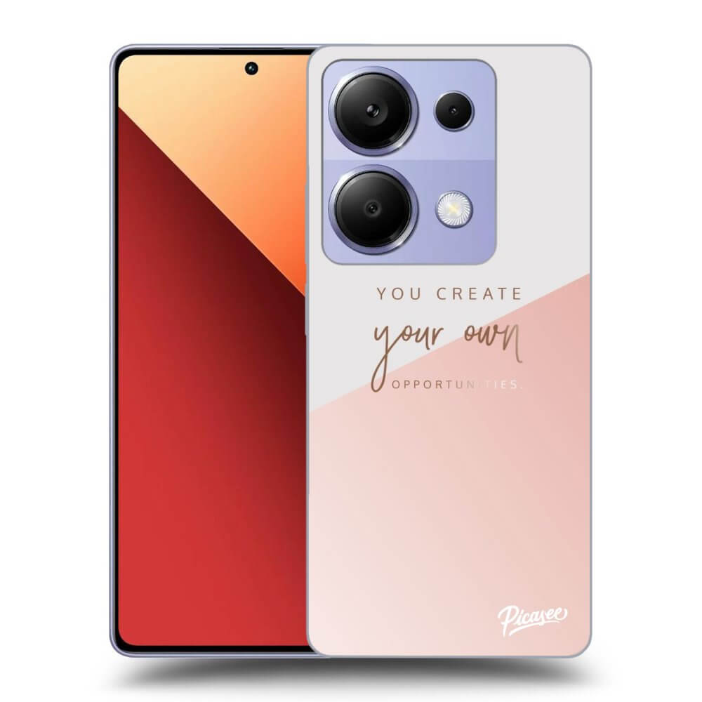 Xiaomi Redmi Note 13 Pro 4G Hülle - Transparentes Silikon - You Create Your Own Opportunities