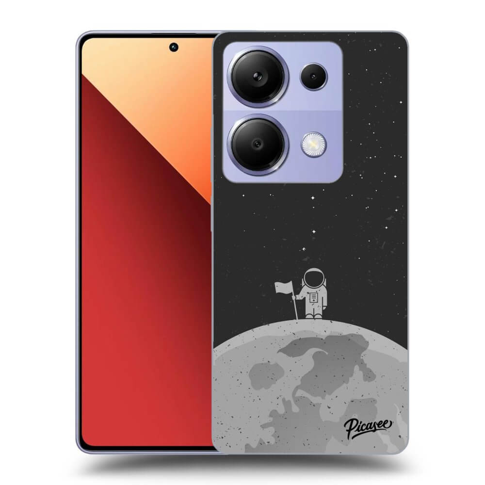 Xiaomi Redmi Note 13 Pro 4G Hülle - Transparentes Silikon - Astronaut