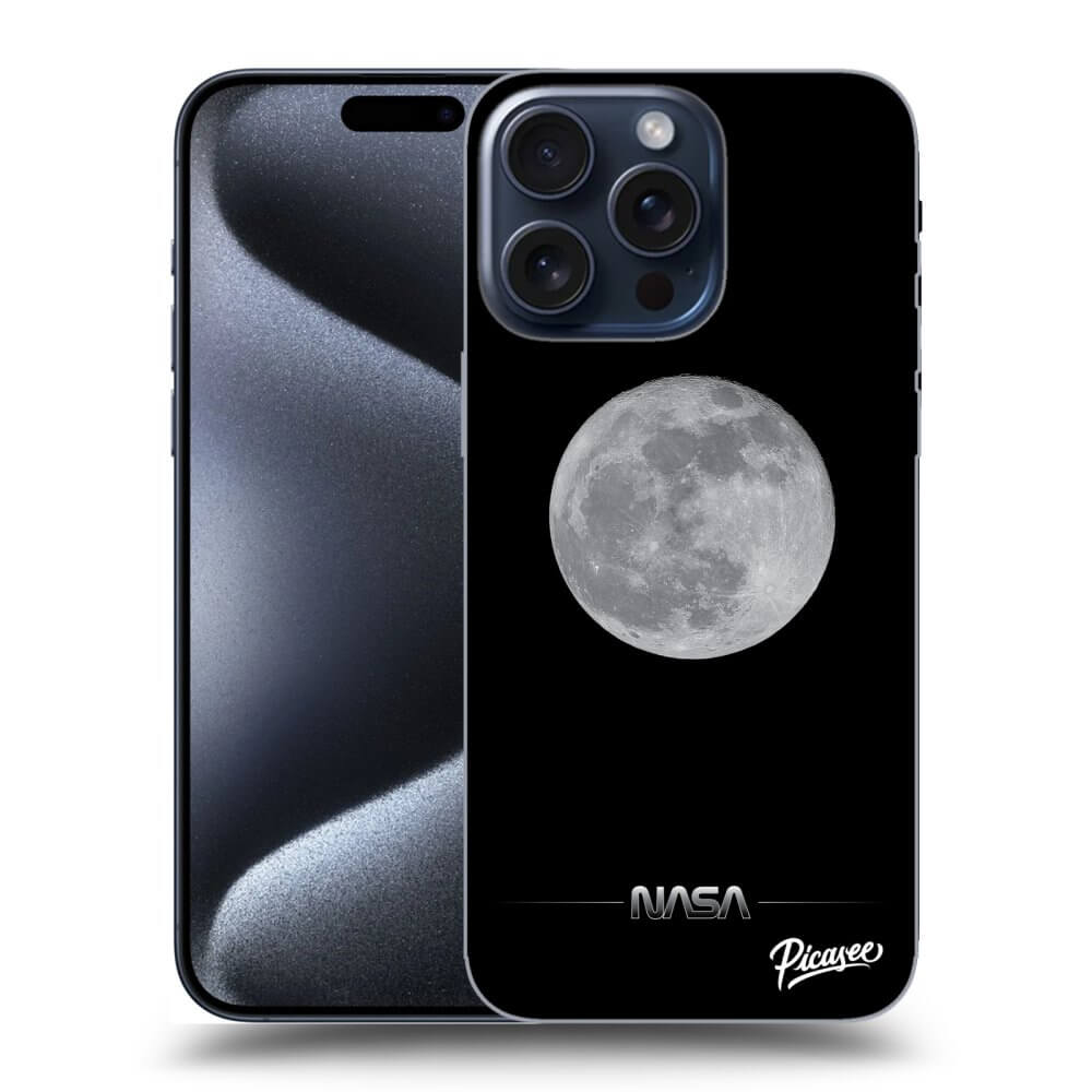 Apple IPhone 16 Pro Max Hülle - Transparentes Silikon - Moon Minimal