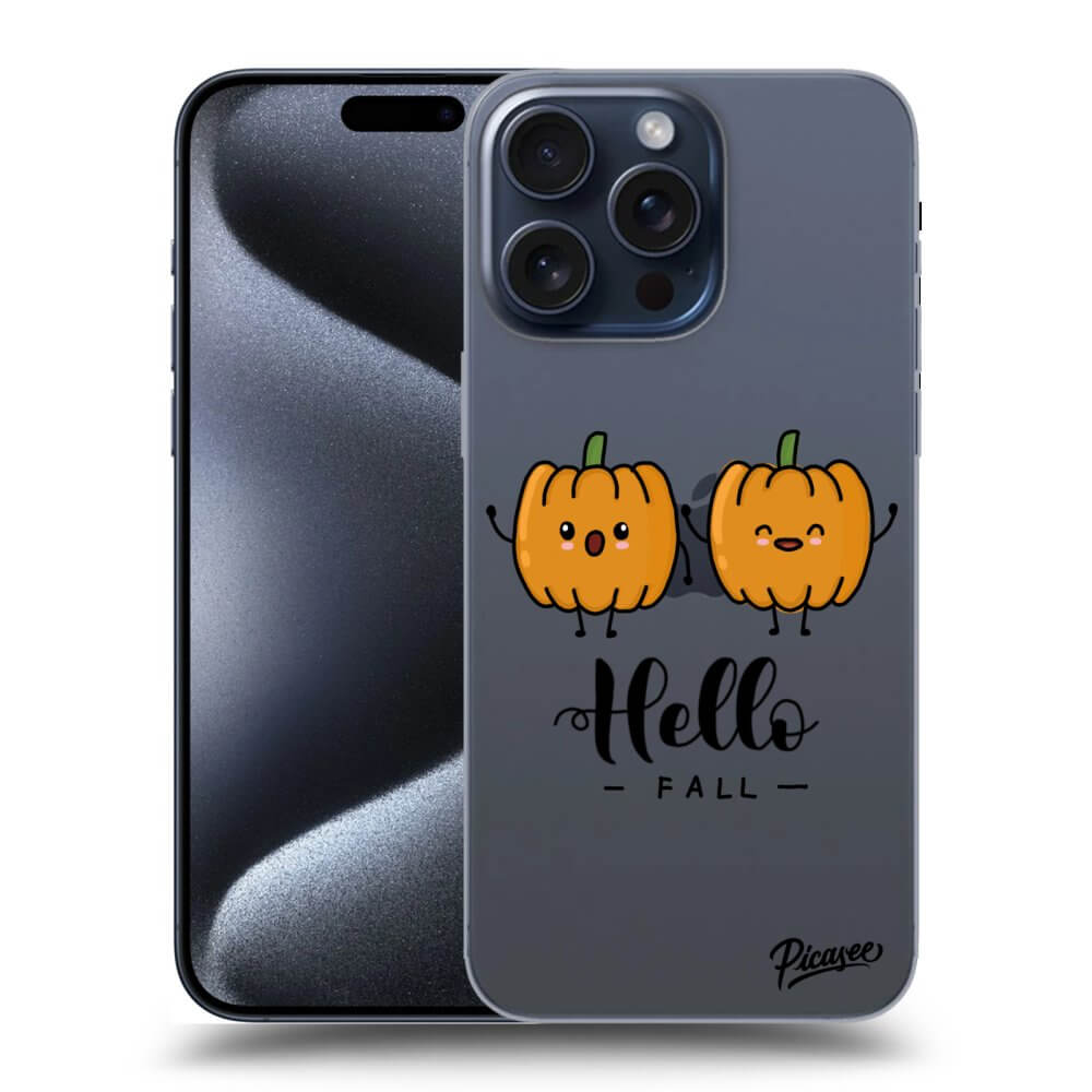 Apple IPhone 16 Pro Max Hülle - Transparentes Silikon - Hallo Fall