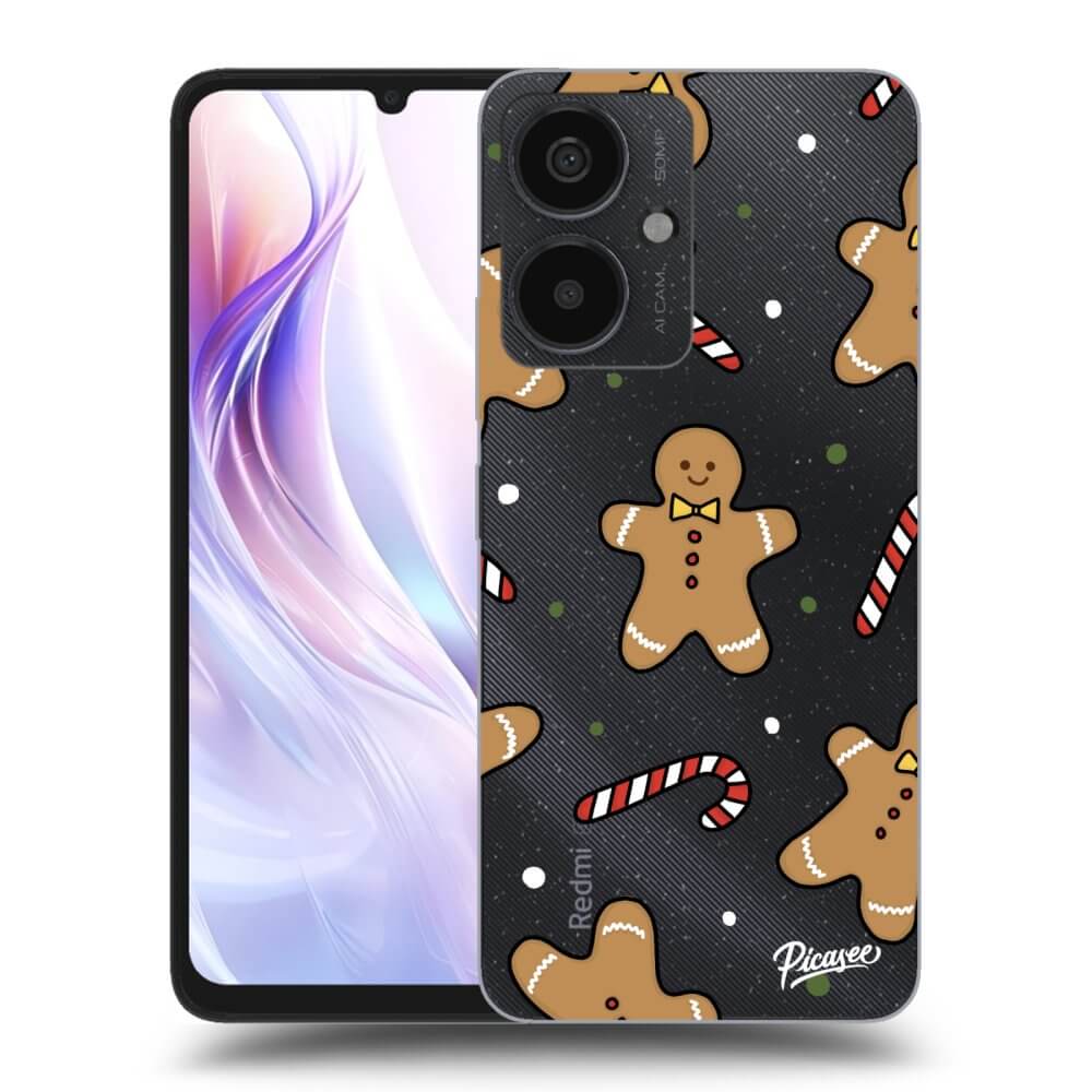 Xiaomi Redmi 13C 5G Hülle - Transparentes Silikon - Gingerbread