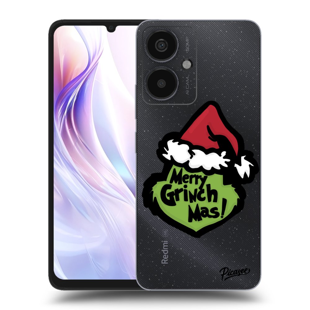 Xiaomi Redmi 13C 5G Hülle - Transparentes Silikon - Grinch 2