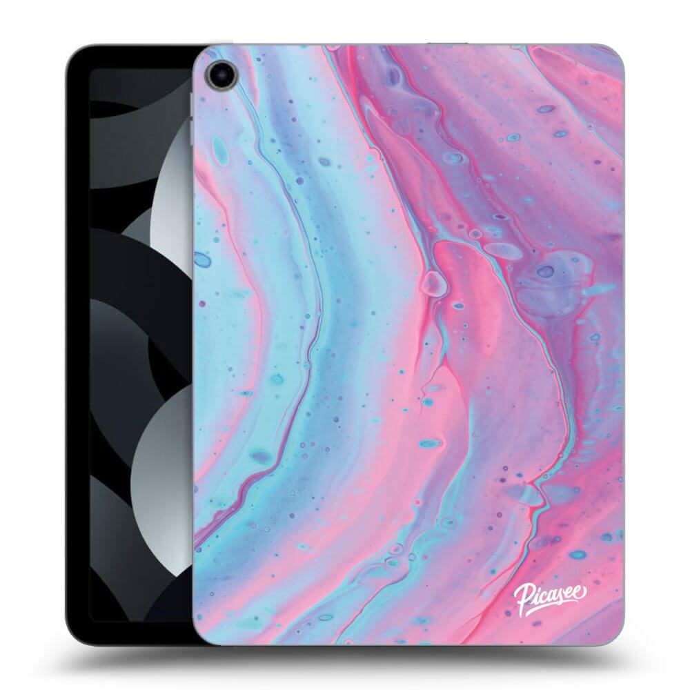 Schwarze Silikonhülle Für Apple IPad Air 11 2024 (6.gen.) - Pink Liquid