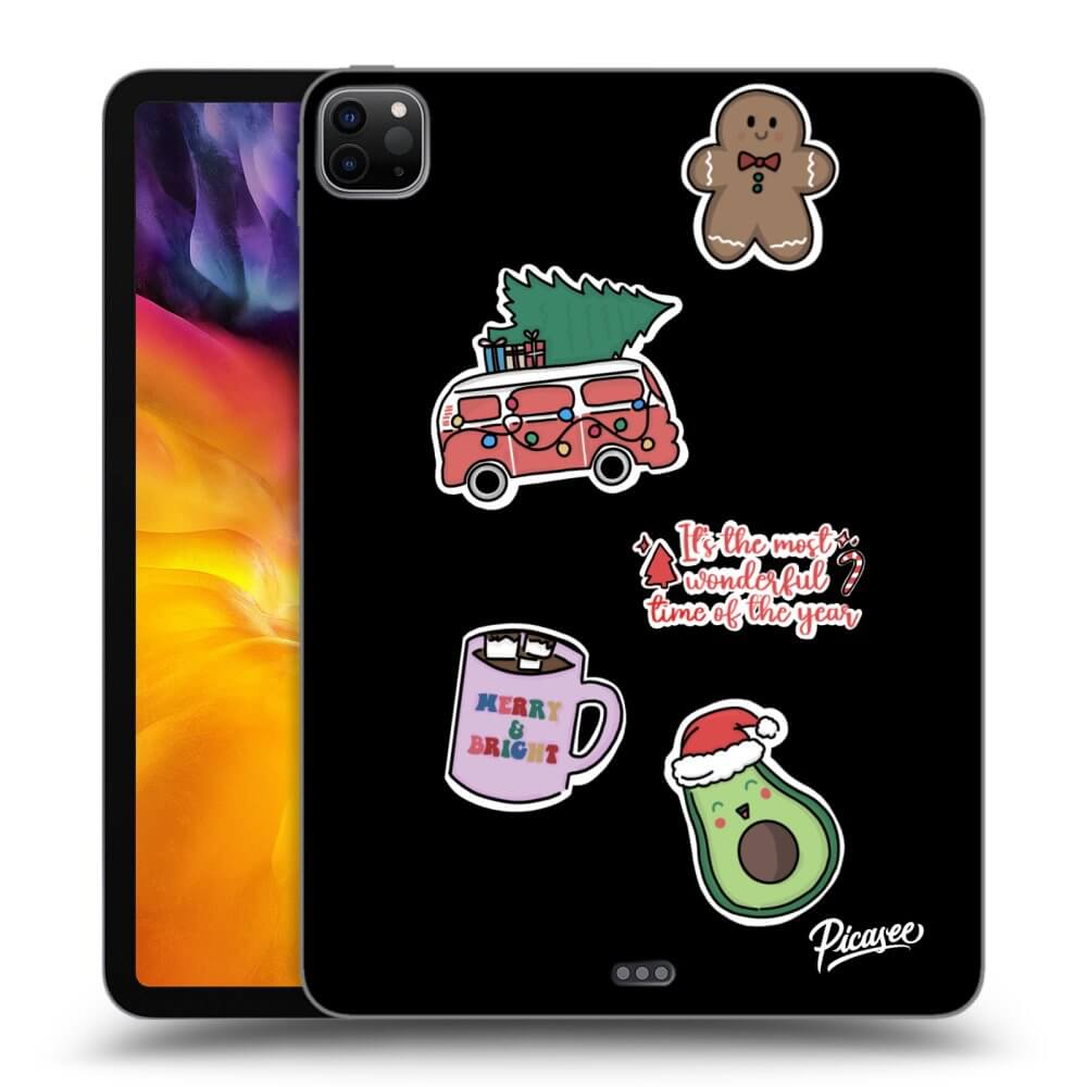 Schwarze Silikonhülle Für Apple IPad Pro 11 2024 (7.gen.) - Christmas Stickers