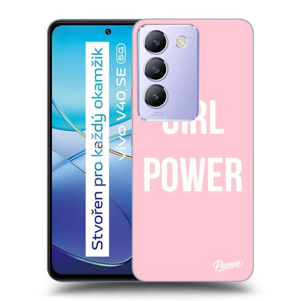 Vivo V40 SE 5G Hülle - Schwarzes Silikon - Frauenpower