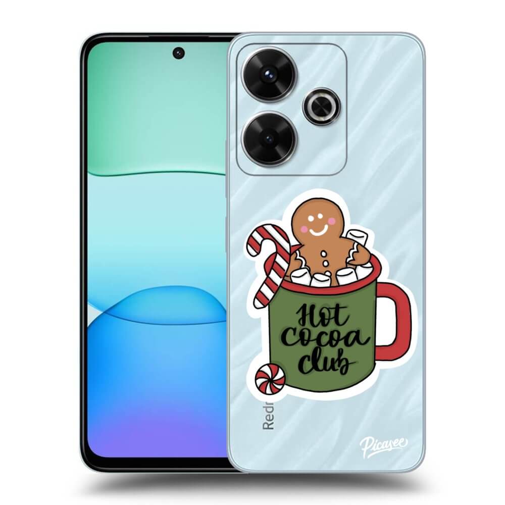 Xiaomi Redmi 13 4G Hülle - Transparentes Silikon - Hot Cocoa Club